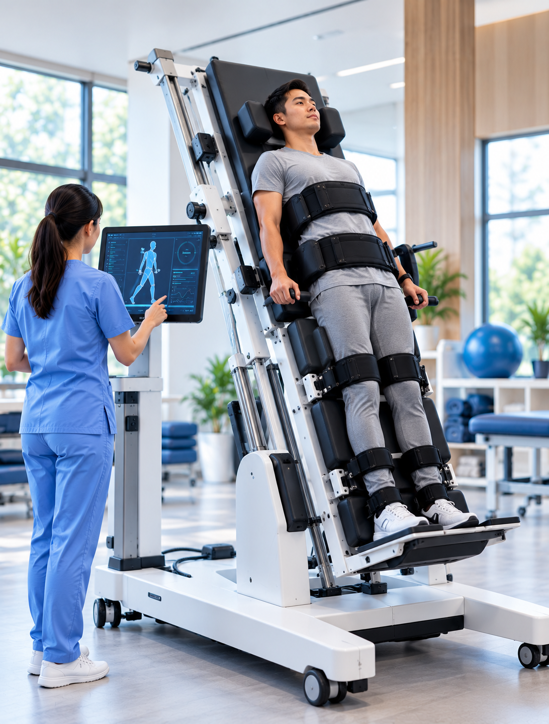 Robotic Spinal Tilt Table Machine