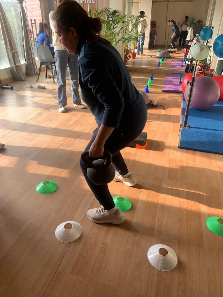 Slimming Exercise with weight bearing